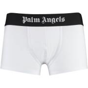 Palm Angels Stiliga bomullsboxers White, Herr