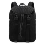 Valentino Nylon ryggsäck med Iconographe-motiv Black, Herr