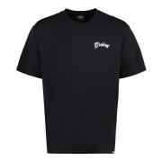 Dickies Bomull Crew-neck T-shirt med Baktryck Black, Herr