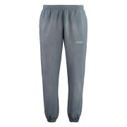 Represent Bomull Logo Print Sweatpants Gray, Herr