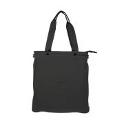 Les Deux Nylon Tote Väska Black, Herr