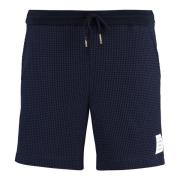 Thom Browne Bomulls Bermuda Shorts Blue, Herr