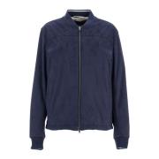 Herno Stilig Mocka Bomberjacka Blue, Herr