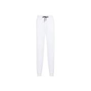 Roberto Cavalli Logo-Print Sweatpants med Tiger Tooth Hängen White, He...