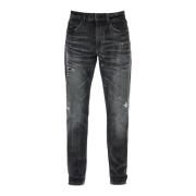 Boss Kol Tapered Jeans Bomull Elastan Gray, Herr