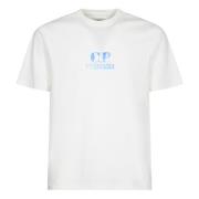 C.p. Company Grafiskt Logotyp T-shirt Kollektion White, Herr