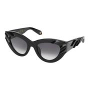 Roberto Cavalli Stiliga solglasögon Src009V Black, Dam