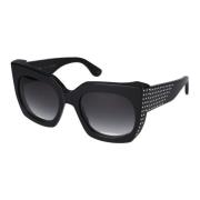 Alaïa Stiliga solglasögon Aa0062S Black, Dam