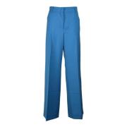 Max Mara Weekend Ren Ull Weekend Byxor Blue, Dam