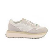 Sun68 Casual Sneakers i Olika Material White, Dam