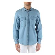 Antony Morato Denim skjorta Istanbul Regular fit Blue, Herr