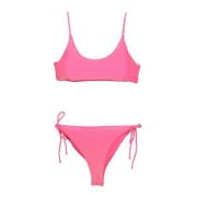 Gaëlle Paris Stiligt Bikini Set med Elastisk Blandning Pink, Dam