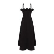 Philosophy di Lorenzo Serafini Svart Elegant Klänning Black, Dam