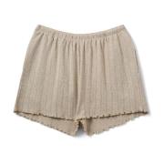 Sofie Schnoor Beige Melange Shorts & Knickers Beige, Dam