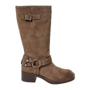 Sofie Schnoor Clarissasw Boot i Dark Sand Beige, Dam