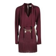 Elisabetta Franchi Elegant Klänning för Speciella Tillfällen Red, Dam