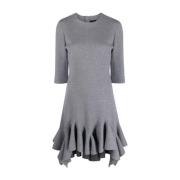 Givenchy Elegant Ull Midi Klänning Gray, Dam