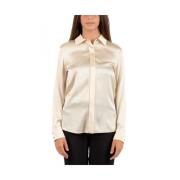 Max Mara Studio Elegant Studio Skjorta Beige, Dam