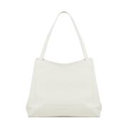 Gianni Chiarini Vit Läder Ludovica Shoppingväska White, Dam