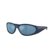 Arnette Flammande Motiv Polariserade Solglasögon Blue, Unisex