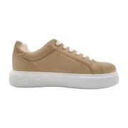 Pinko Sneaker i Satin Corda Stil Beige, Dam