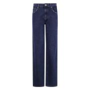 7 For All Mankind Denim Huntington Byxa Blue, Dam