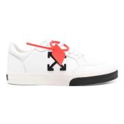 Off White Låga Vulkaniserade Lädersneakers White, Herr