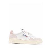 Autry Medalist Low Läder Mocka Sneakers White, Dam