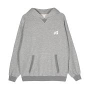 Autry Logo Patch Hoodie Gray, Herr