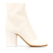 Maison Margiela Ankelboots i Tabi-stil Beige, Dam