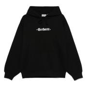 Carhartt Wip Bomull Hoodie Greatest Hits Black, Herr