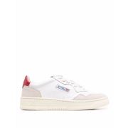 Autry Medalist Low Läder Mocka Sneakers White, Dam