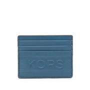 Michael Kors Läder Kreditkortshållare Hudson Blue, Herr