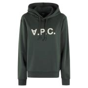 A.p.c. Standard Grand Hoodie Green, Dam