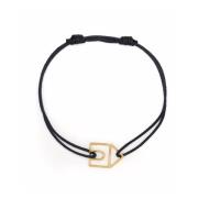 Aliita Ren Snöre Armband Yellow, Dam