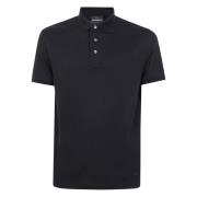 Emporio Armani Klassisk Polo Tröja för Män Black, Herr