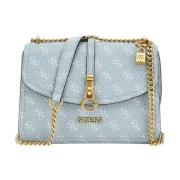 Guess Snygg Crossbody Väska Blue, Dam