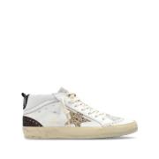 Golden Goose Mid Star Läder High Top Sneakers Multicolor, Dam