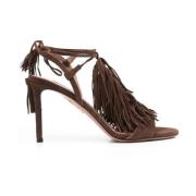 Aquazzura Sandaler med 85 mm klack Brown, Dam