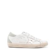 Golden Goose Super Star Lädersneakers White, Dam