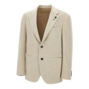 Lardini Kashmir Blazer Vit Herrjacka White, Herr