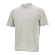 Filippo De Laurentiis Jerlux Bomull T-shirt Elfenben Rund Hals Beige, ...