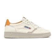 Autry Medalist Low Lädersneakers Beige, Dam