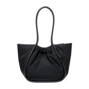 Proenza Schouler Rynkad Nylon Toteväska Black, Dam