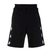 Golden Goose Stjärntryck Shorts Black, Herr