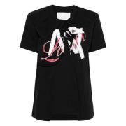 3.1 Phillip Lim Lover Spliced Tee Shirt Black, Dam