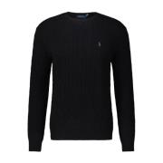 Polo Ralph Lauren Kabelstickad tröja Black, Herr