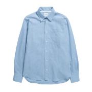 Norse Projects Chambray Skjorta Blue, Herr