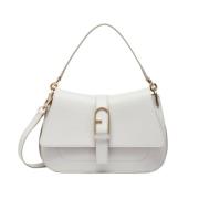 Furla Flow M Topphandtag Väska White, Dam