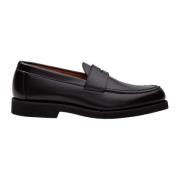 Sebago Svart Läder Moccasin Loafers Black, Herr